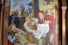 21-3 Gutenberg Showing a Proof (of the Bible) to the Elector of Mainz Mural In McGraw Rotunda New York City Public Library Main Branch.jpg